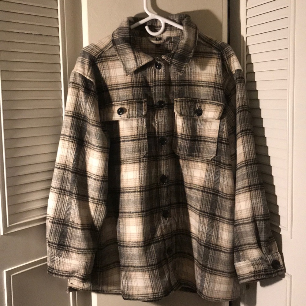 Oversized Plaid Shirt